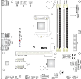 Supermicro C7C232-CB-ML, bulk (Intel 1151)