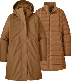 Patagonia Tres 3-in-1 Funktionsmantel deer brown (Damen)