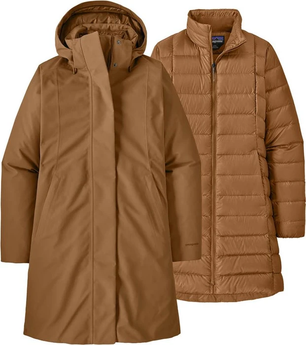 Patagonia Tres 3-in-1 Funktionsmantel deer brown (Damen)