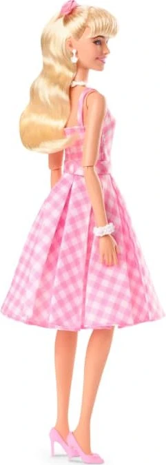 Mattel Barbie - Signature the Movie - Margot Robbie als Barbie im rosa-weißen Karo-Kleid