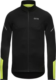 Gore Wear M Thermo Zip Shirt Trikot langarm black/neon yellow (Herren)