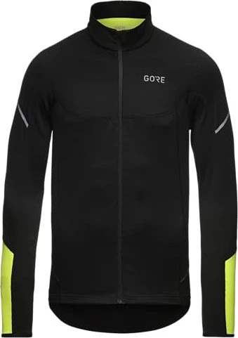 Gore Wear M Thermo Zip Shirt Trikot langarm black/neon yellow (Herren)