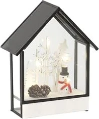 Konstsmide Motiv Glaslaterne LED 5x warmweiß