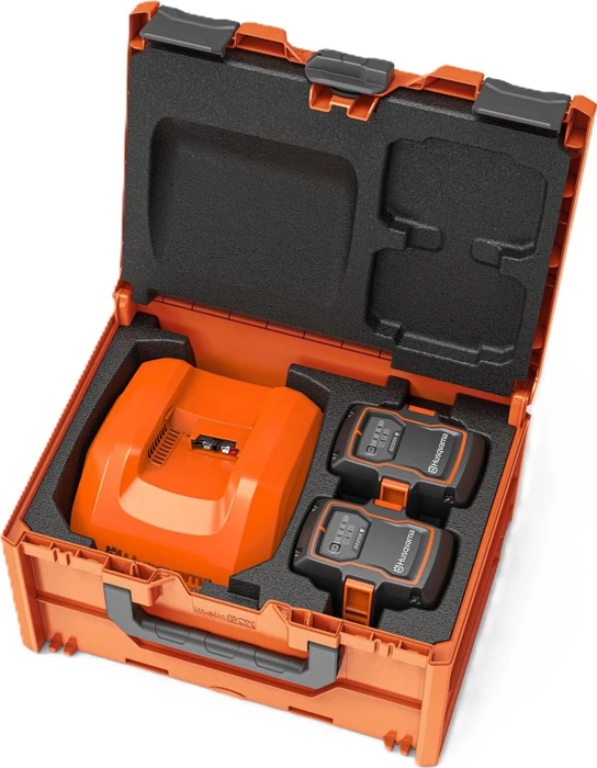 Husqvarna BC1-UN Starterset 36V, 10.0Ah, Li-Ionen, 2 Akkus Akku-Box [20.0Ah] [720Wh]