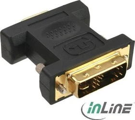 InLine DVI-A [Stecker] auf VGA [Buchse] vergoldeter Adapter (17780P)