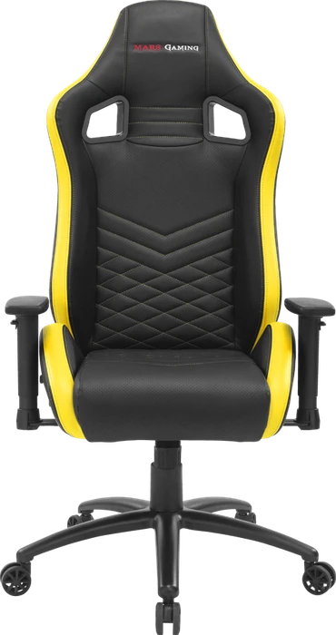 Mars Gaming MGCXNEO Premium Gamingstuhl, schwarz/gelb