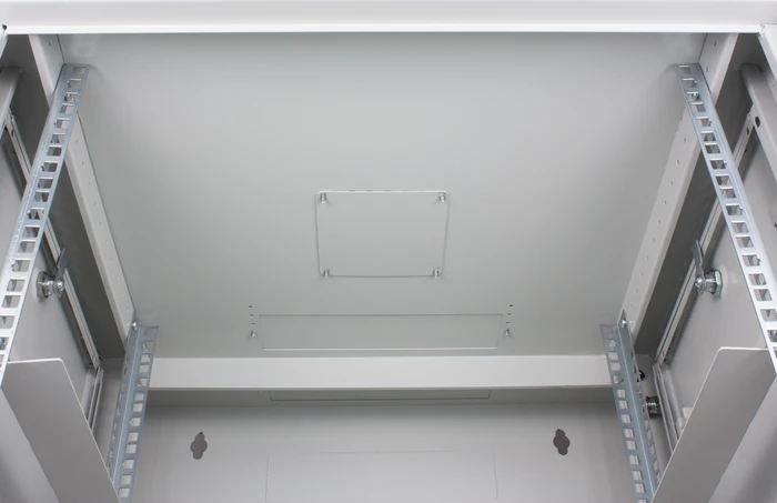 Rockstable 19" Wandschrank 9HE, Sicherheitsglastür, IP2X, weiß, 600mm tief