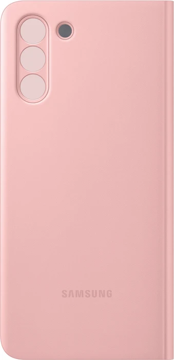 Samsung Clear View Cover für Galaxy S21+ pink