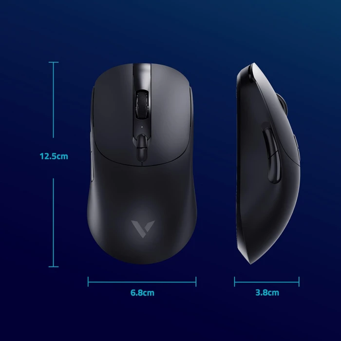 Rapoo V200PRO 8K/4K Wireless Gaming Mouse schwarz, USB