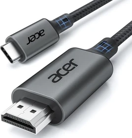 Acer USB-C 3.1 [Stecker] auf HDMI 2.0 [Stecker] 4K, 60Hz, Adapterkabel, schwarz, 2m