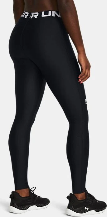 Under Armour HeatGear Hose lang schwarz/weiß (Damen)