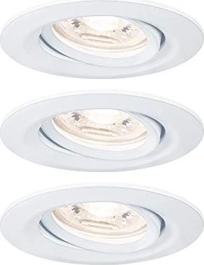 Paulmann Nova Mini Coin LED 4.2W Einbauleuchte, 3er-Set (schwenkbar)