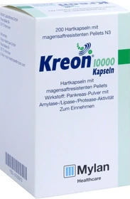 Kreon 10.000 magensaftresistente Kapseln, 200 Stück