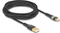 DeLOCK Adapterkabel, USB 2.0, 480Mb/s, 60W QC 3.0, USB-C [Stecker] auf USB-A [Stecker], schwarz, 3m Vorschaubild