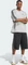 adidas Adicolor Oversized T-Shirt kurzarm medium grey heather/black (Herren) Vorschaubild