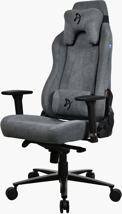 Arozzi Vernazza Soft Fabric Gamingstuhl, ash