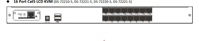 Digitus DS-72221-5, 19" LCD KVM Konsole, 16-fach, US