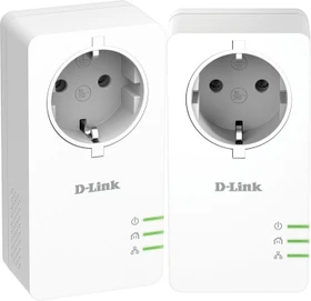 D-Link DHP-P601AV 1000 HD Gigabit Passthrough Kit, HomePlug AV2, RJ-45, 2er-Pack