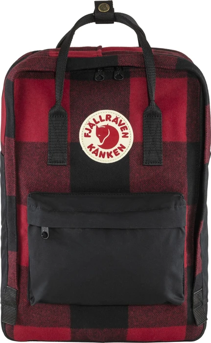 Fjällräven Kanken Re-Wool Laptop 15 rot/schwarz