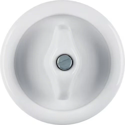 Berker Serie 1930 Zentralstück mit Knebel, polarweiß glänzend