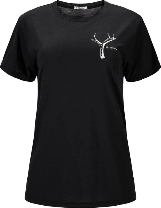 Aclima LightWool 140 Antler Funktionsshirt kurzarm jet black (Damen)