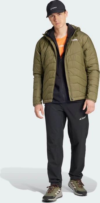 adidas Terrex Multi Synthetic Hooded Isolation Jacke olive strata (Herren)