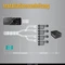 EZDIY-FAB 12VHPWR Kabel, 4x 8-Pin PCIe Buchse auf 16-Pin PCIe 5.0 12VHPWR Stecker, Adapterkabel, 16AWG, weiß, 50cm Vorschaubild