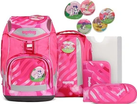 Ergobag Pack KuntBärbuntes Einhorn Schulrucksack-Set, 7-tlg.