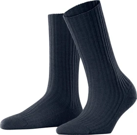 Falke Cosy Wool Boot Socken space blue (Damen)