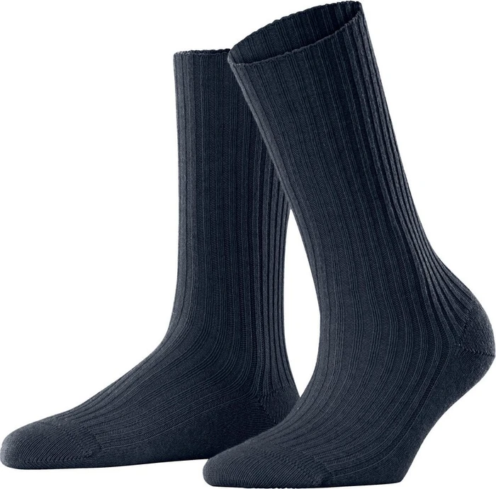 Falke Cosy Wool Boot Socken space blue (Damen)