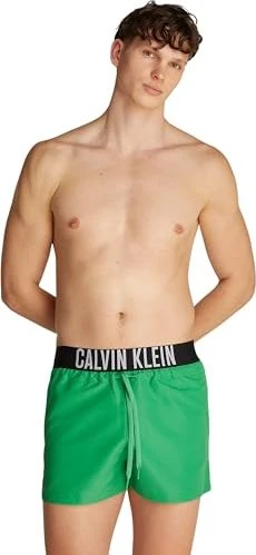 Calvin Klein Intense Power mit Logo-Bund Badeshorts blossom green (Herren)