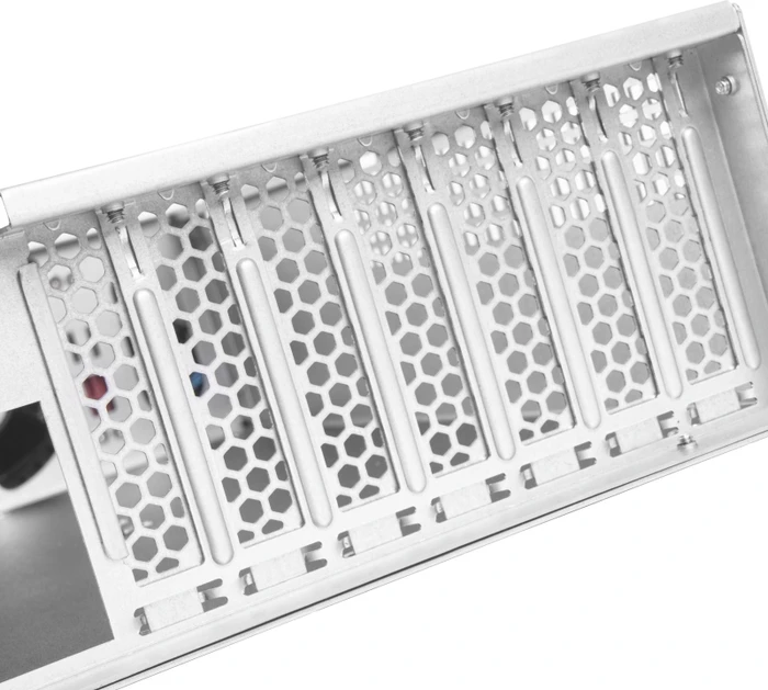 SilverStone RM22-308, Rackmount Storage, schwarz/grau, 2HE, ATX