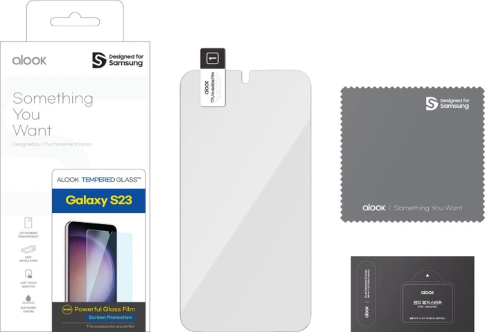 Samsung Alook Tempered Glass für Galaxy S23