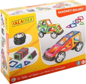 Creathek Magnetbauset mit Rädern