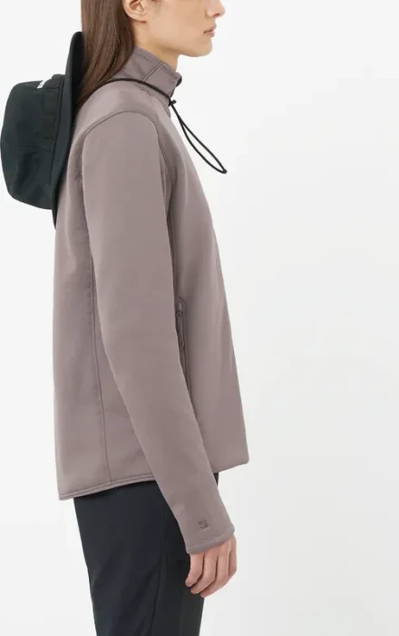 Salomon Outline Warm Jacke iron (Damen)