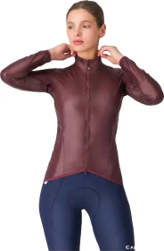 Castelli Aria Shell 2 Fahrradjacke deep bordeaux (Damen)