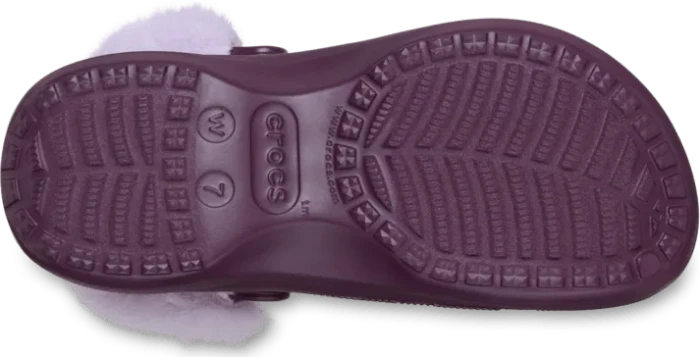Crocs Classic Platform Fuzz Lined plush plum (Damen)
