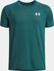 Under Armour Tech 2.0 Funktionsshirt kurzarm rack green/white (Junior)
