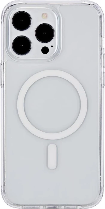 eSTUFF Berlin Magnetic Hybrid Cover für Apple iPhone 15 Pro transparent