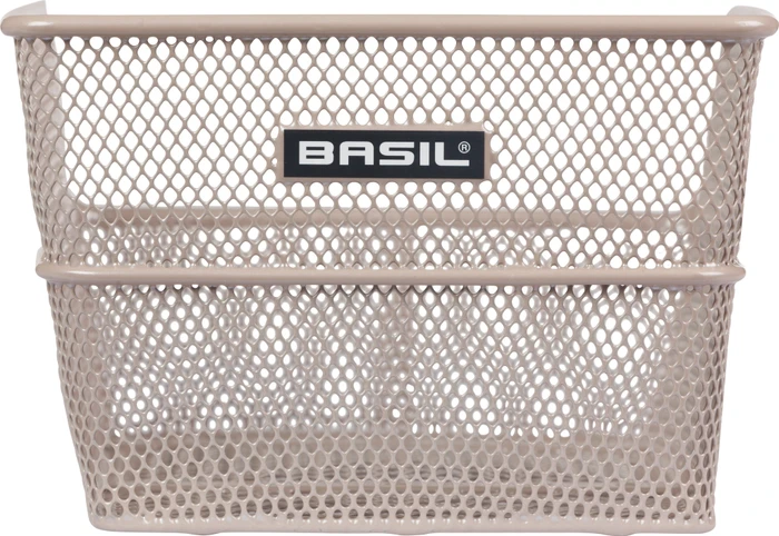 Basil Cento S Fahrradkorb nude metallic