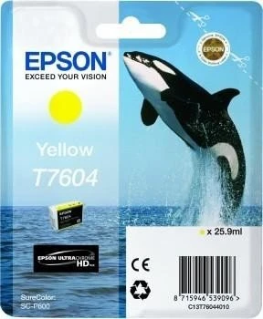 Epson Tinte T7604 gelb