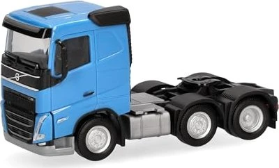Herpa Volvo FH Flachdach Zugmaschine 3achs 6x2 himmeblau
