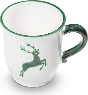 Gmundner Keramik Grüner Hirsch Schokotasse 300ml