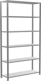 Schulte Lagertechnik Multiplus 150 Schwerlastregal 130x250x30cm verzinkt