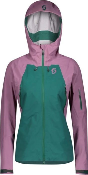 Scott Explorair 3L Skijacke cassis pink/jasper green (Damen)
