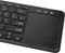 LogiLink Wireless Tastatur mit Touchpad, schwarz, USB, DE Vorschaubild