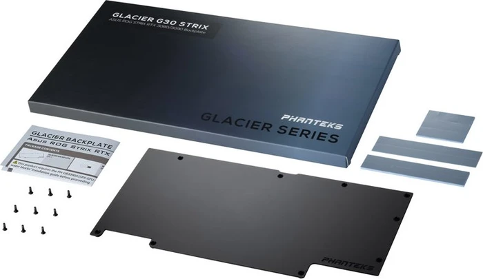 Phanteks Glacier G30 Strix Backplate schwarz