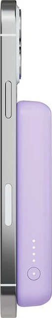 Belkin BoostCharge Magnetic Wireless Power Bank 5K + Stand violett