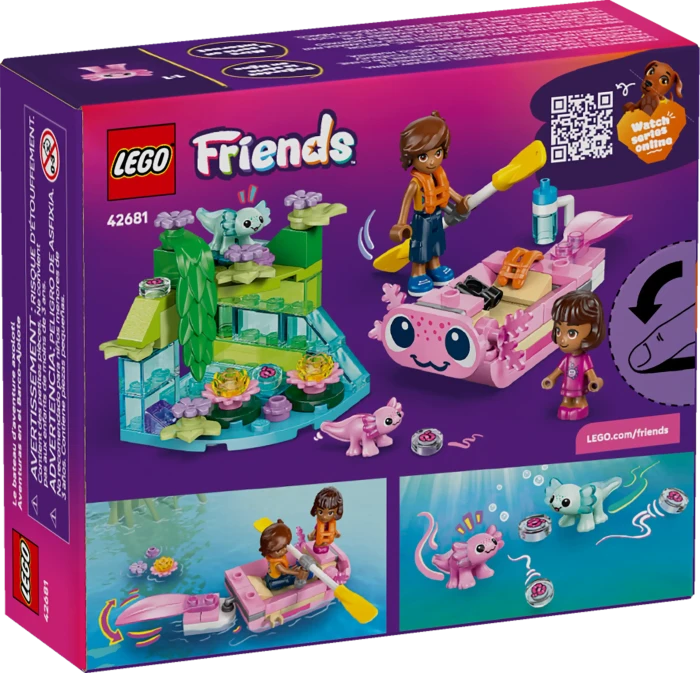 LEGO Friends - Axolotl-Abenteuerboot