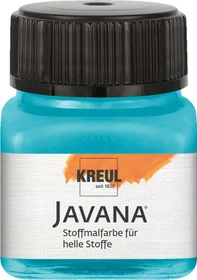 Kreul Javana Stoffmalfarbe für helle Stoffe, türkisblau, 20ml